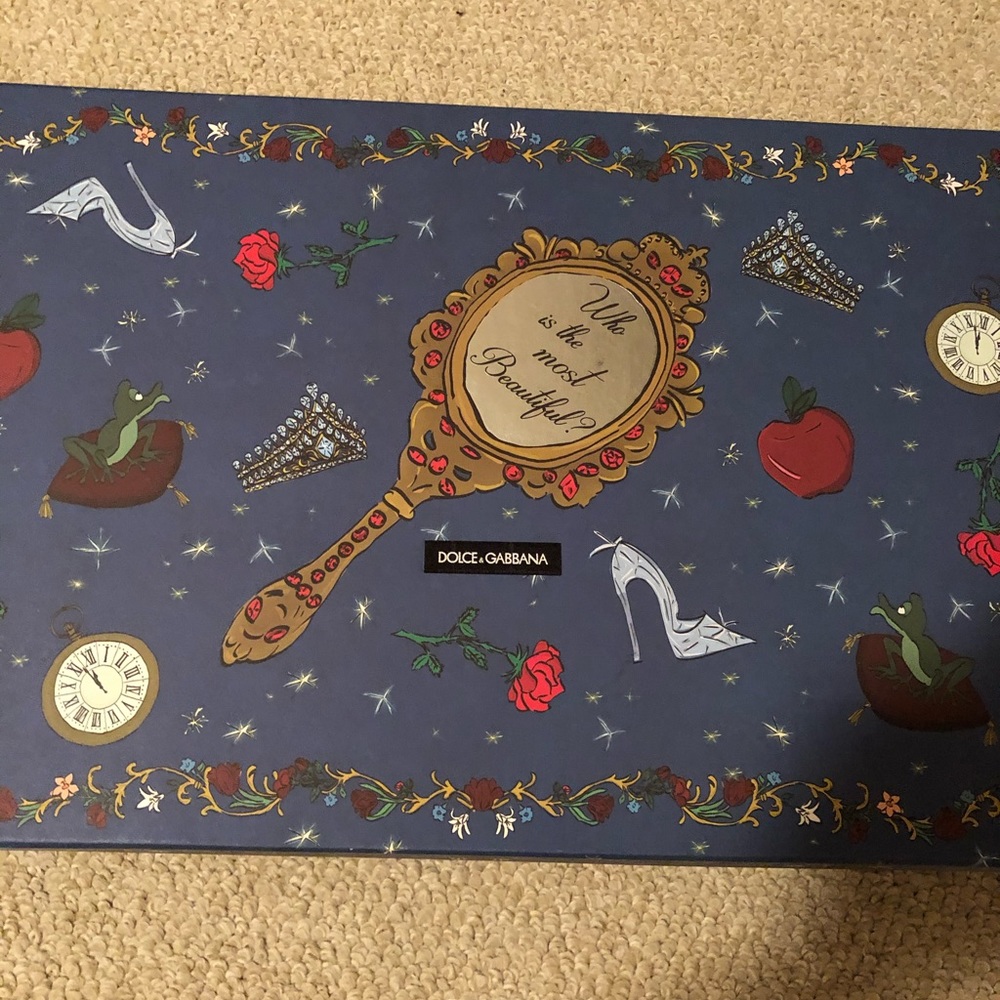 New Dolce and Gabbana knee high black  boots.